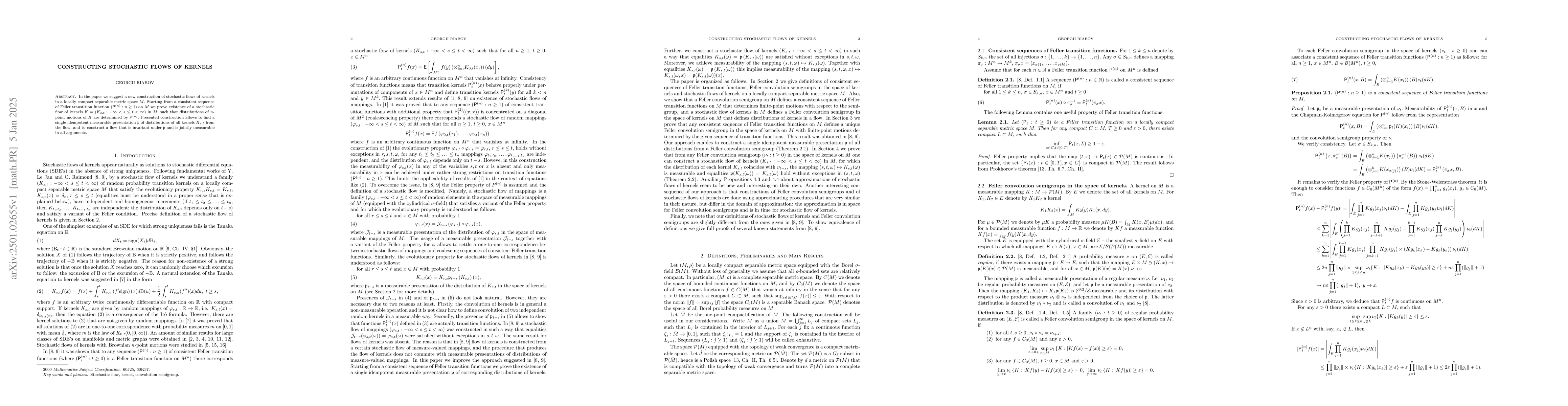 Thumbnail for Constructing stochastic flows of kernels