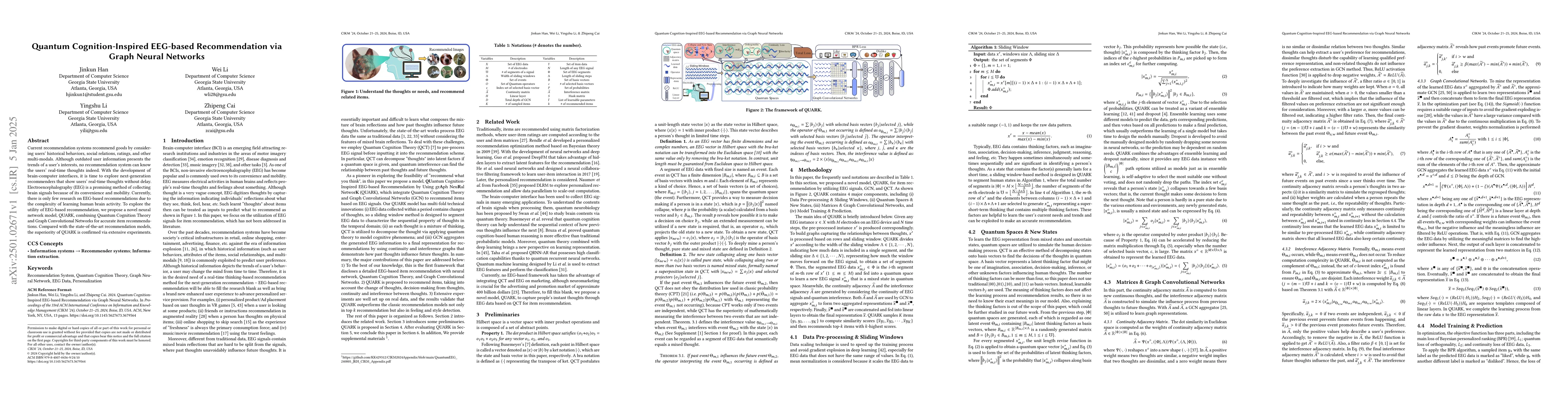 Thumbnail for Quantum Cognition-Inspired EEG-based Recommendation via Graph Neural
  Networks