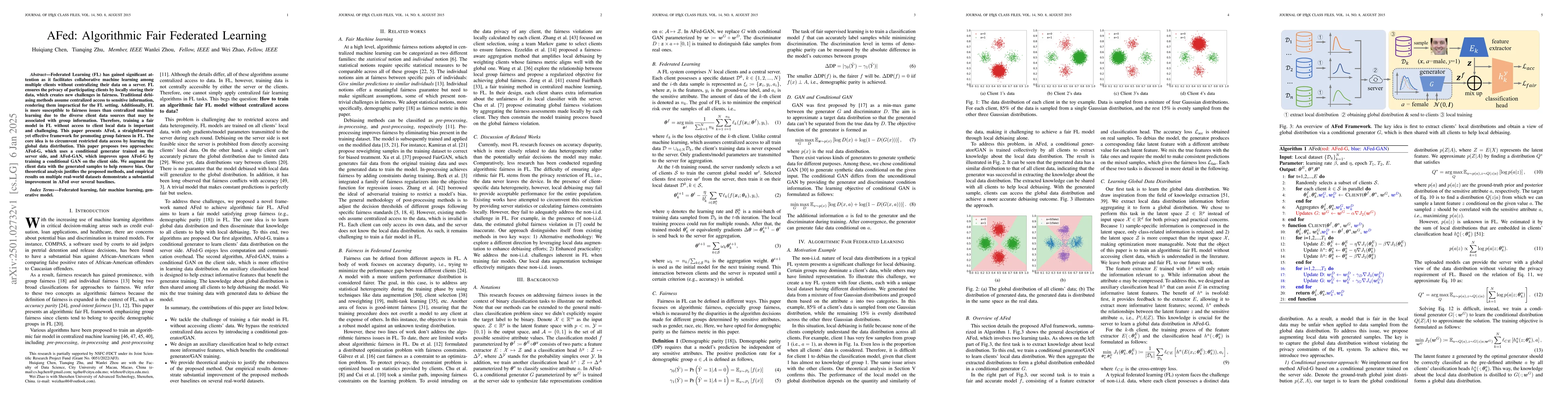 Thumbnail for AFed: Algorithmic Fair Federated Learning