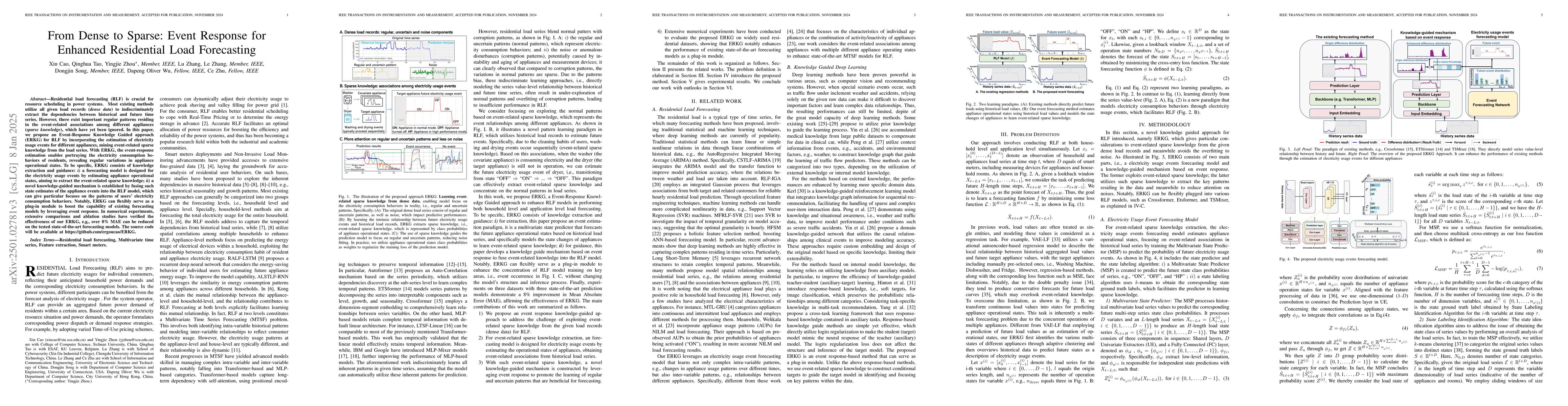 Thumbnail for From Dense to Sparse: Event Response for Enhanced Residential Load
  Forecasting