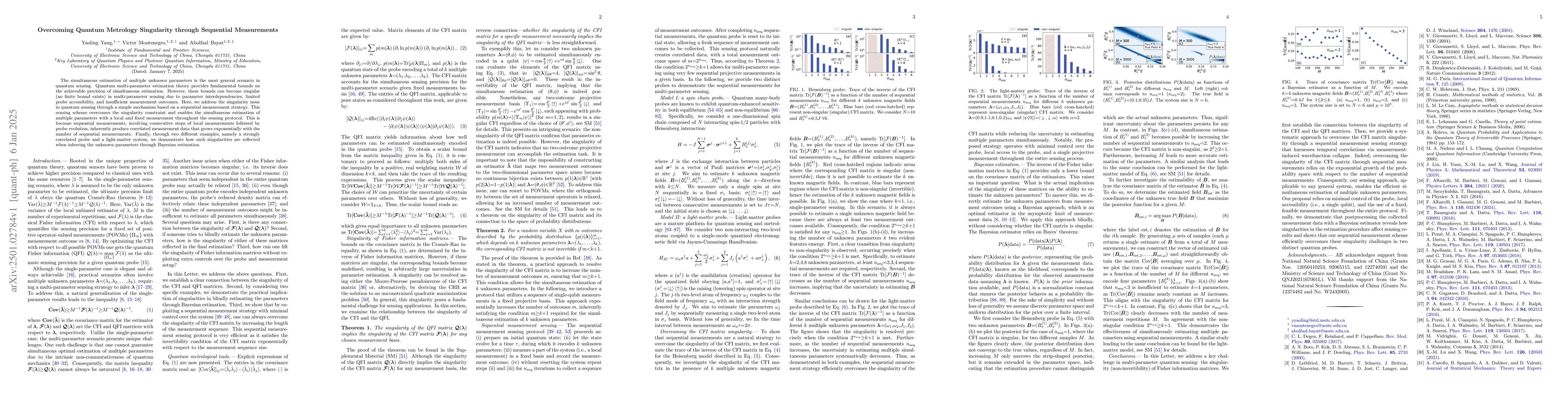 Thumbnail for Overcoming Quantum Metrology Singularity through Sequential Measurements