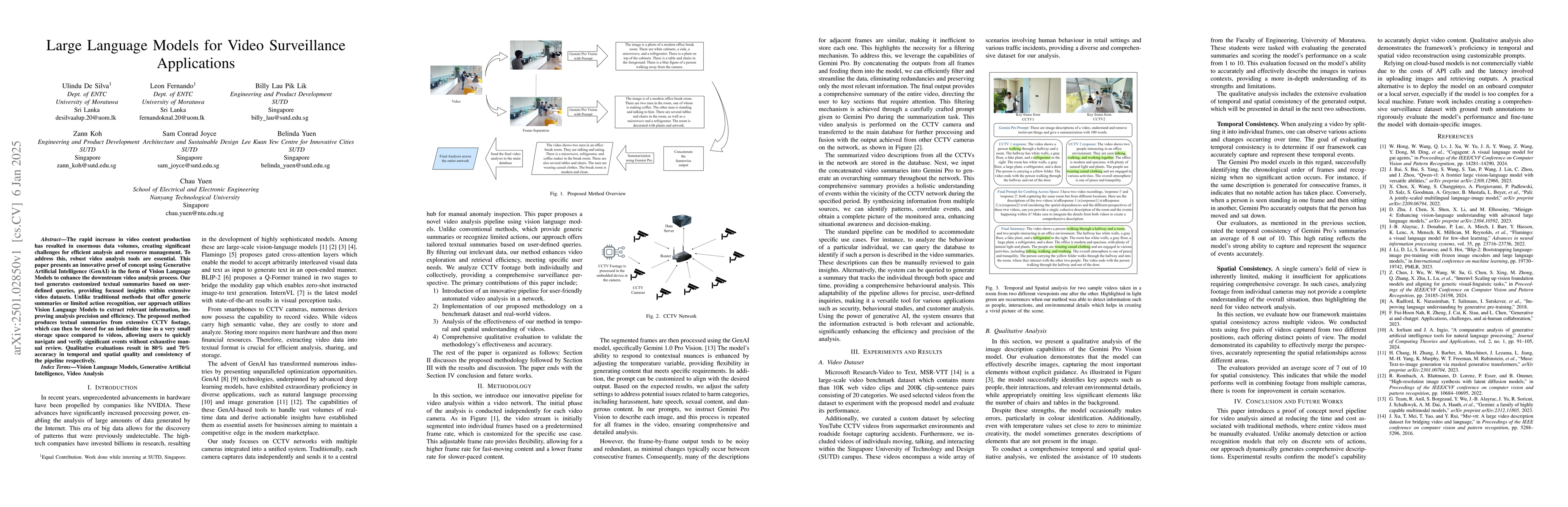 Thumbnail for Large Language Models for Video Surveillance Applications