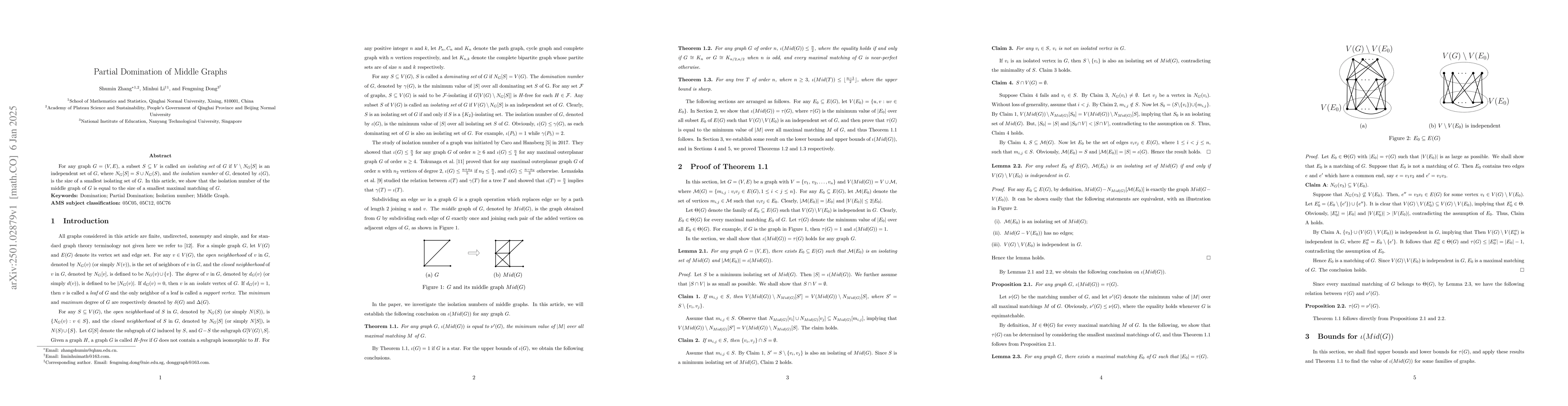 Thumbnail for Partial domination of middle graphs