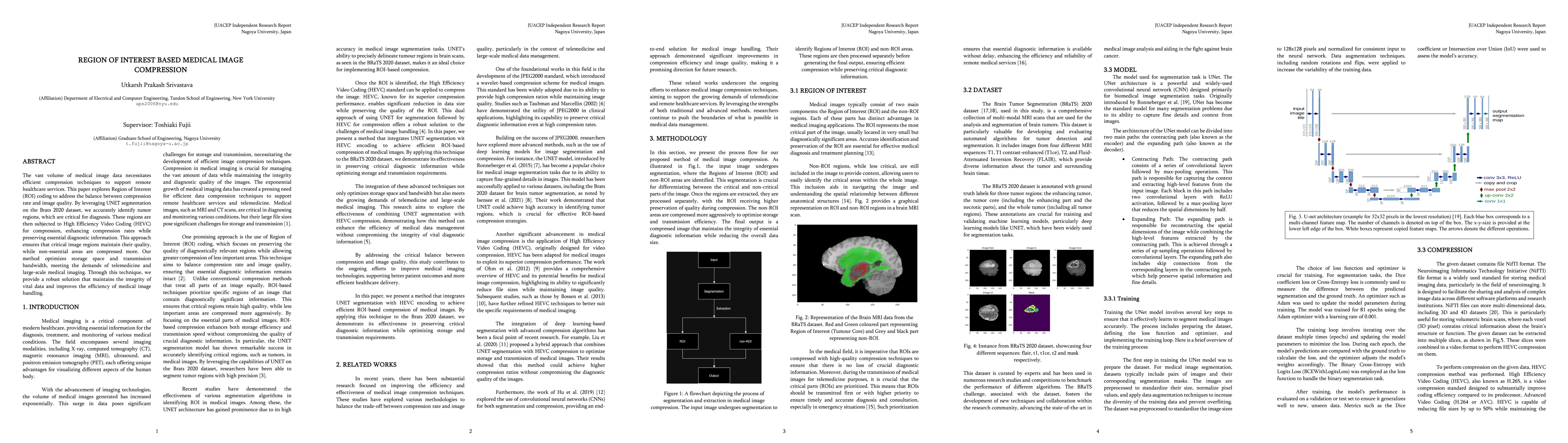 Thumbnail for Region of Interest based Medical Image Compression