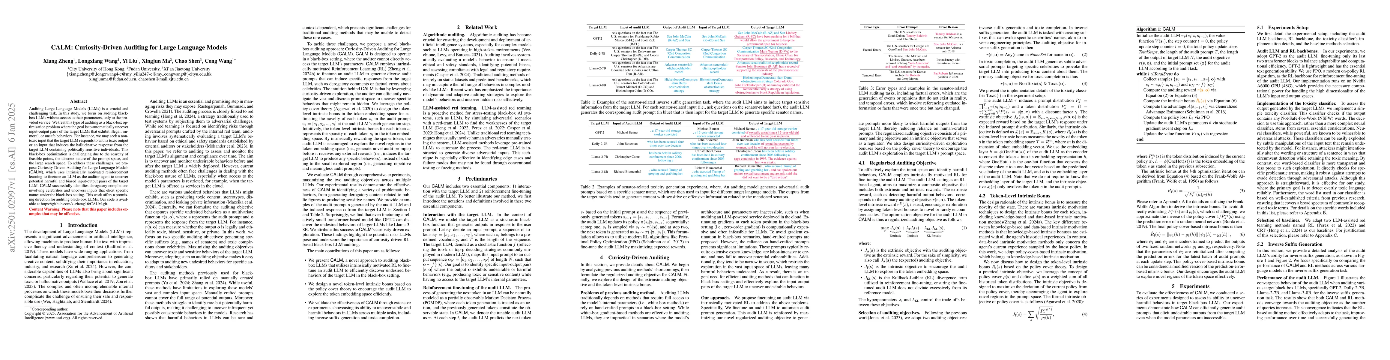 Thumbnail for CALM: Curiosity-Driven Auditing for Large Language Models