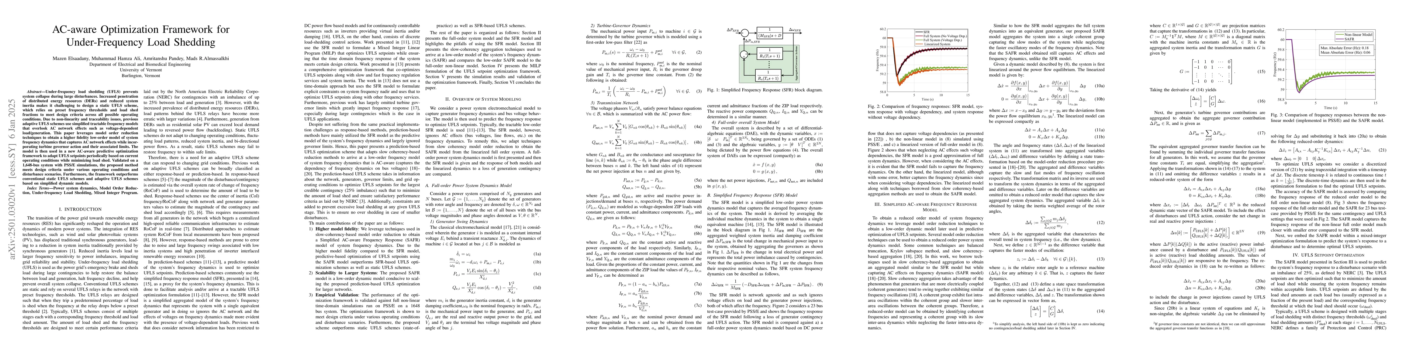 Thumbnail for AC-aware Optimization Framework for Under-Frequency Load Shedding