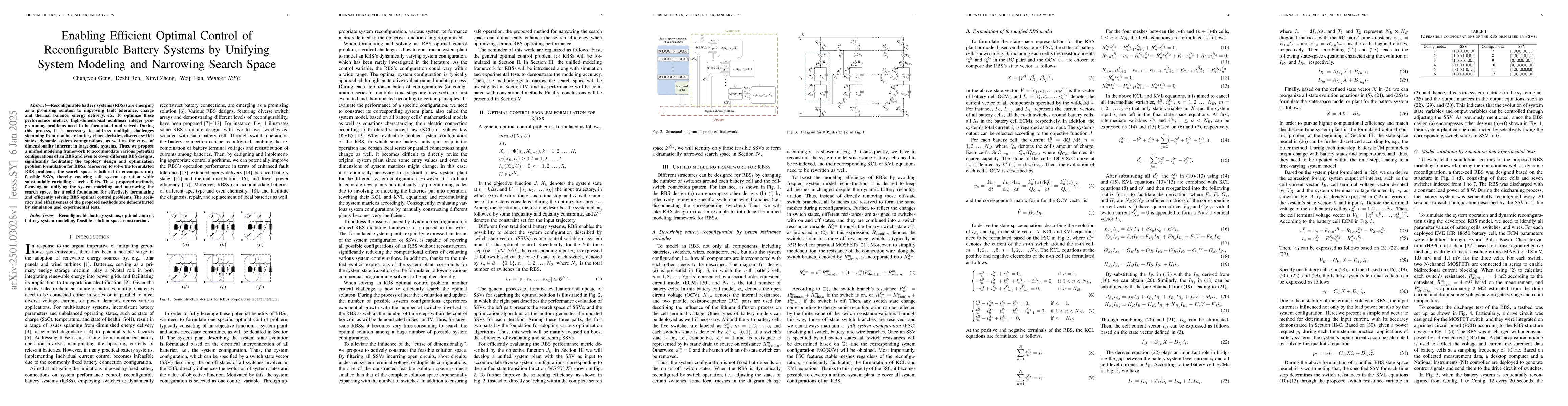 Thumbnail for Enabling Efficient Optimal Control of Reconfigurable Battery Systems by
  Unifying System Modeling and Narrowing Search Space