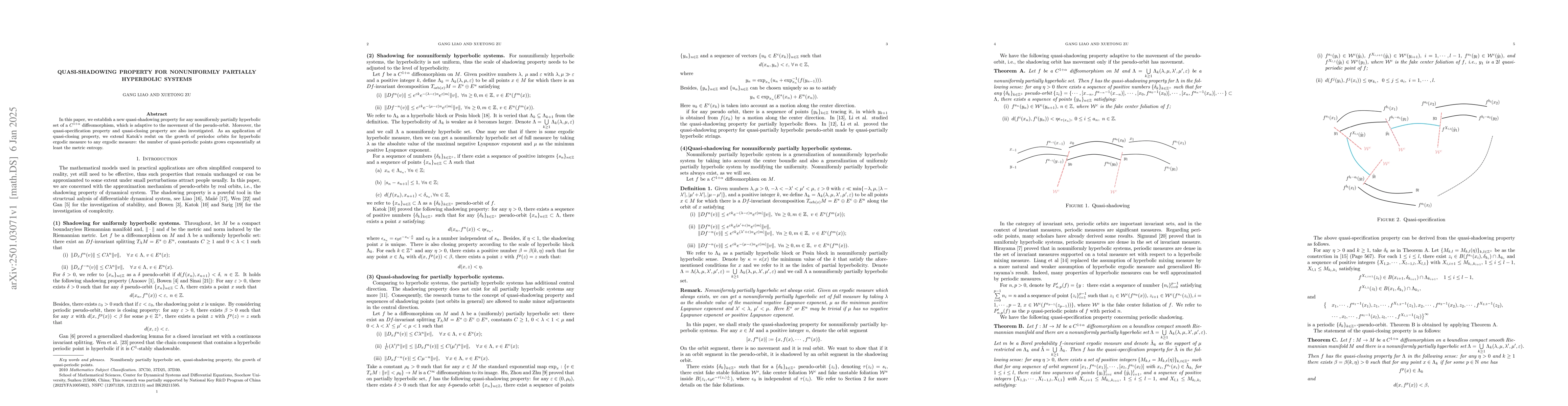 Thumbnail for Quasi-shadowing property for nonuniformly partially hyperbolic systems