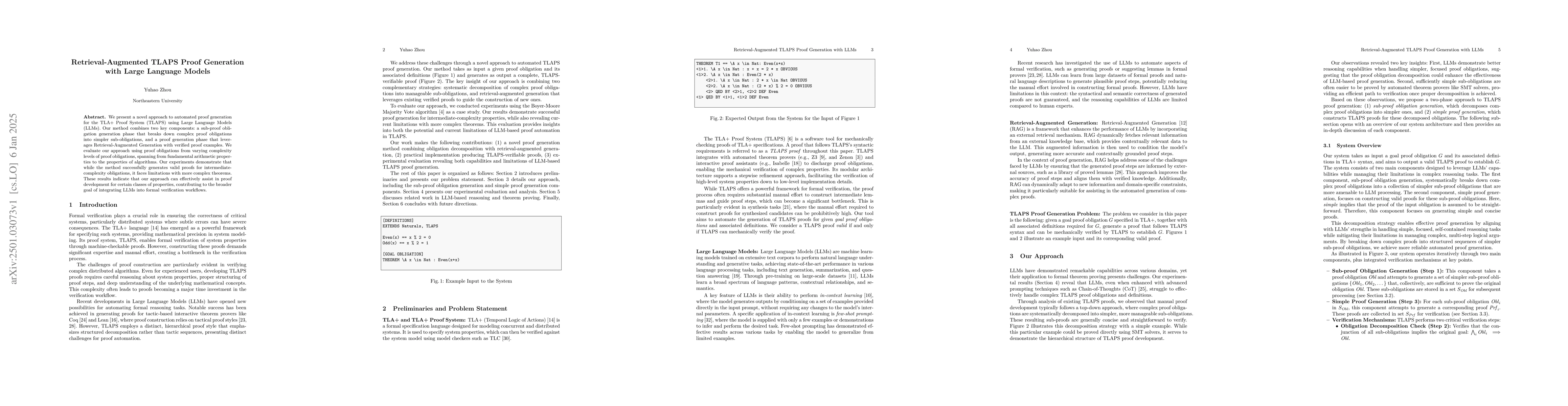 Thumbnail for Retrieval-Augmented TLAPS Proof Generation with Large Language Models