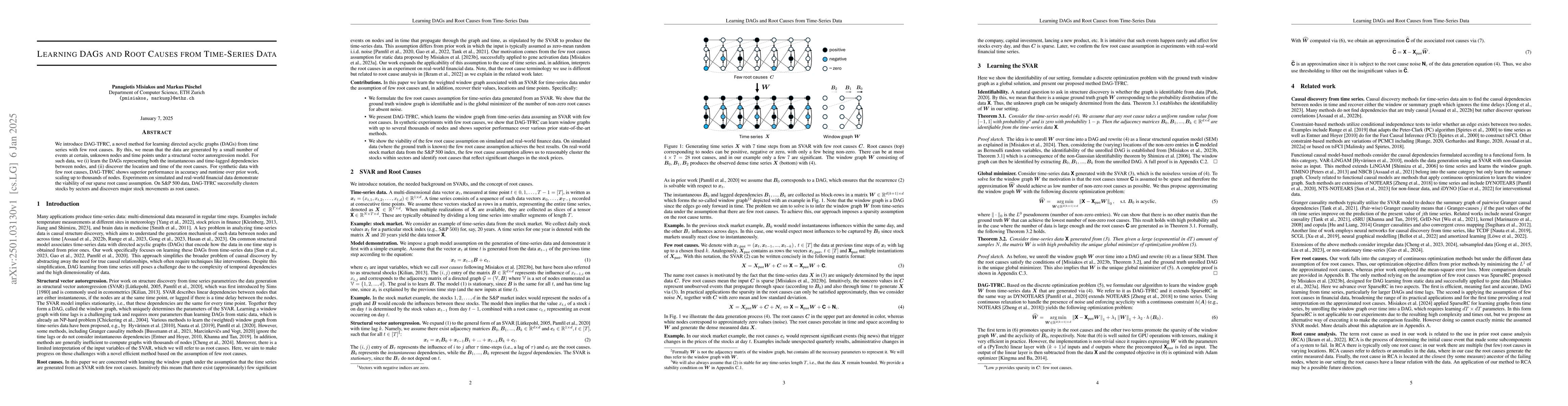 Thumbnail for Learning DAGs and Root Causes from Time-Series Data