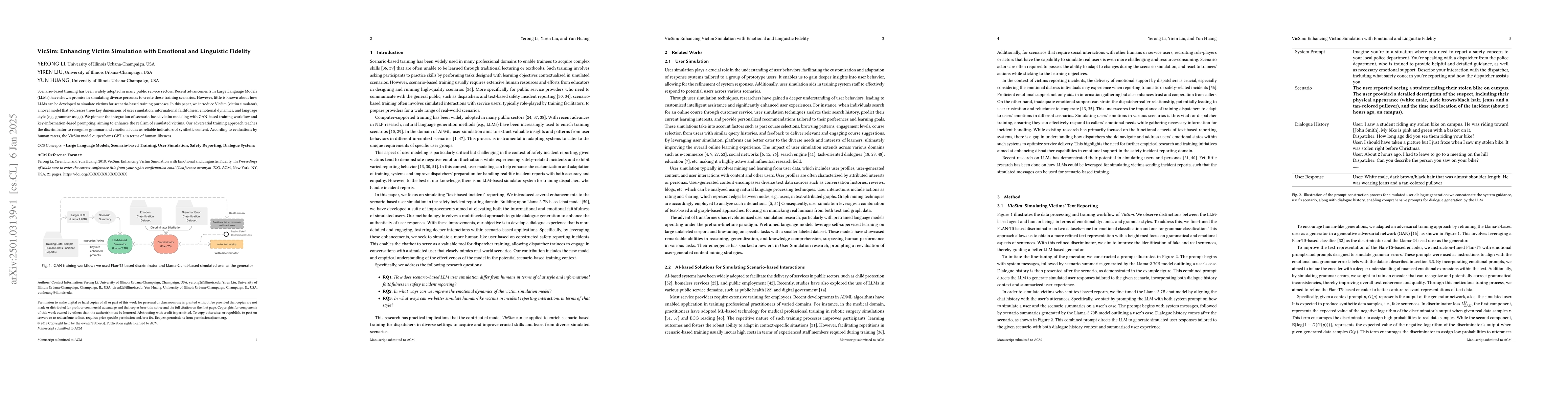 Thumbnail for VicSim: Enhancing Victim Simulation with Emotional and Linguistic
  Fidelity