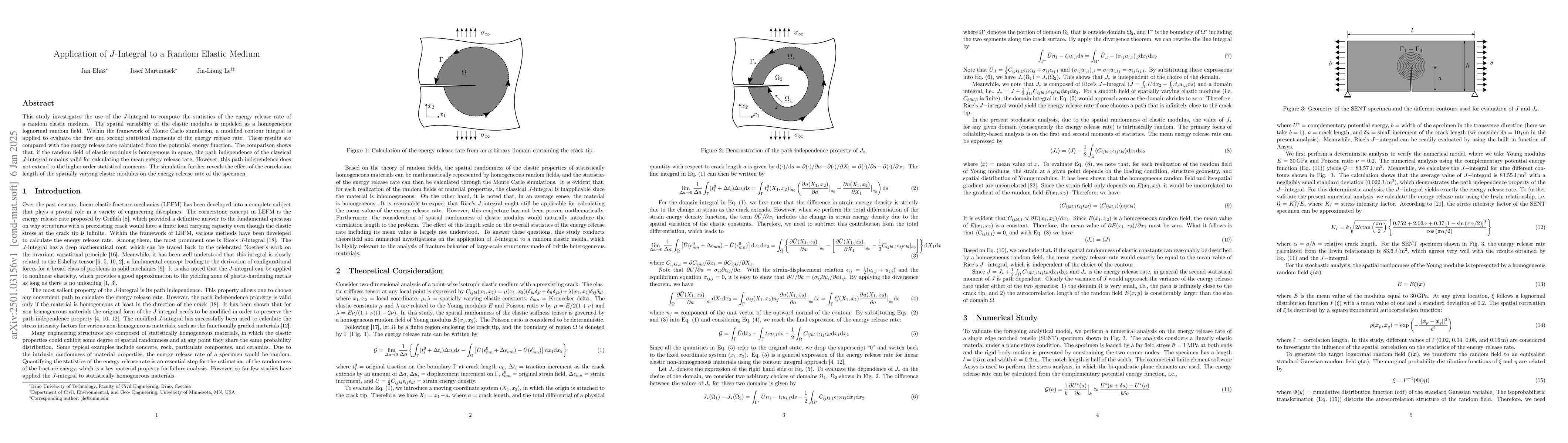 Thumbnail for Application of $J$-Integral to a Random Elastic Medium
