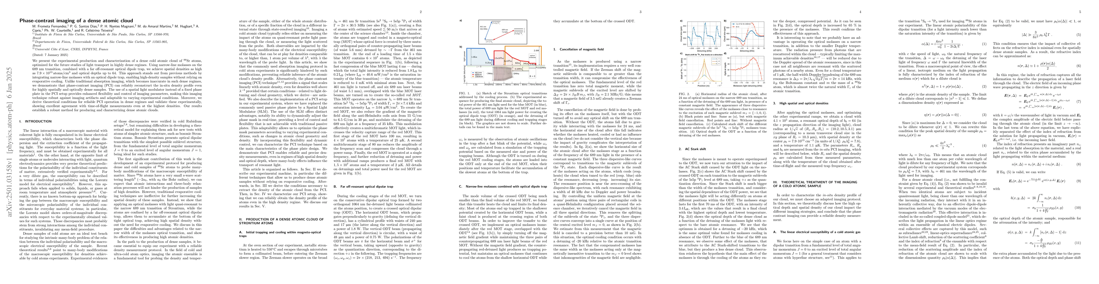 Thumbnail for Phase-contrast imaging of a dense atomic cloud