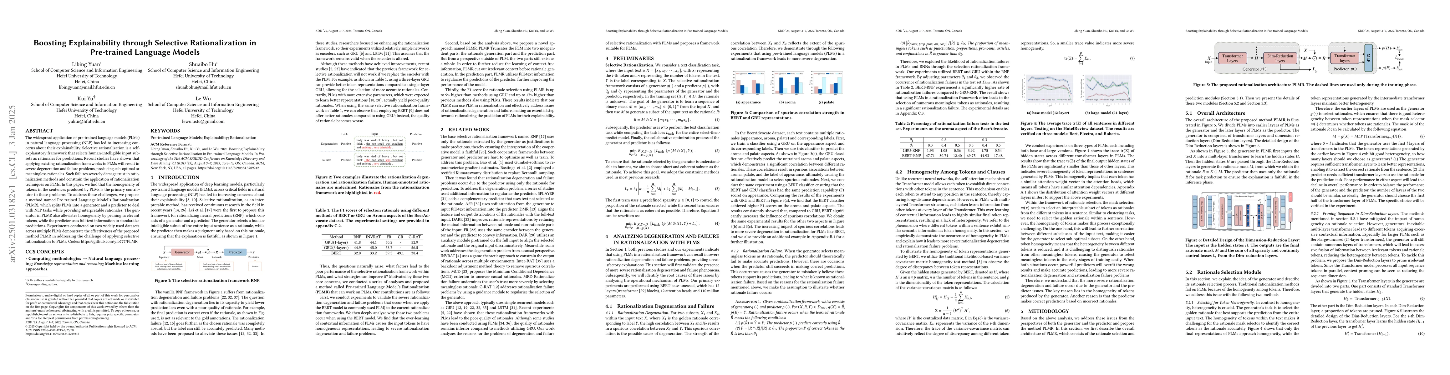 Thumbnail for Boosting Explainability through Selective Rationalization in Pre-trained
  Language Models