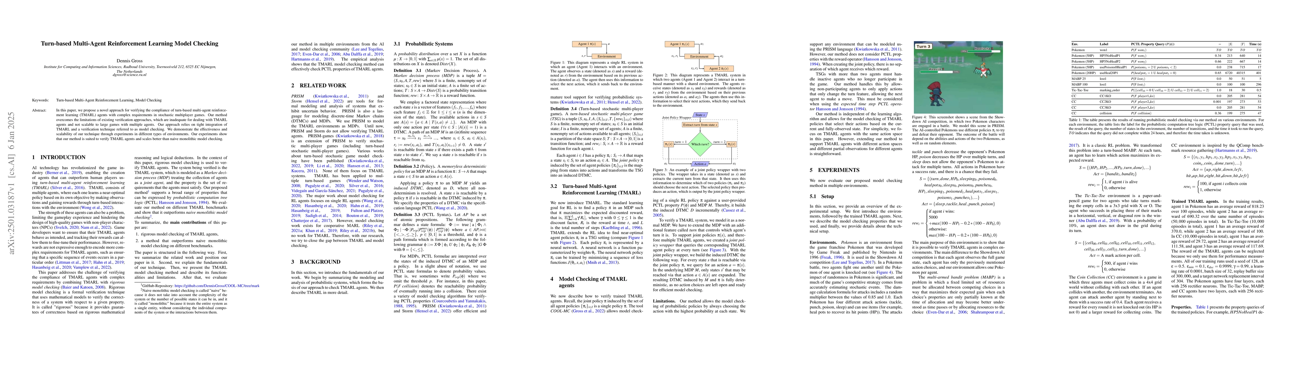 Thumbnail for Turn-based Multi-Agent Reinforcement Learning Model Checking