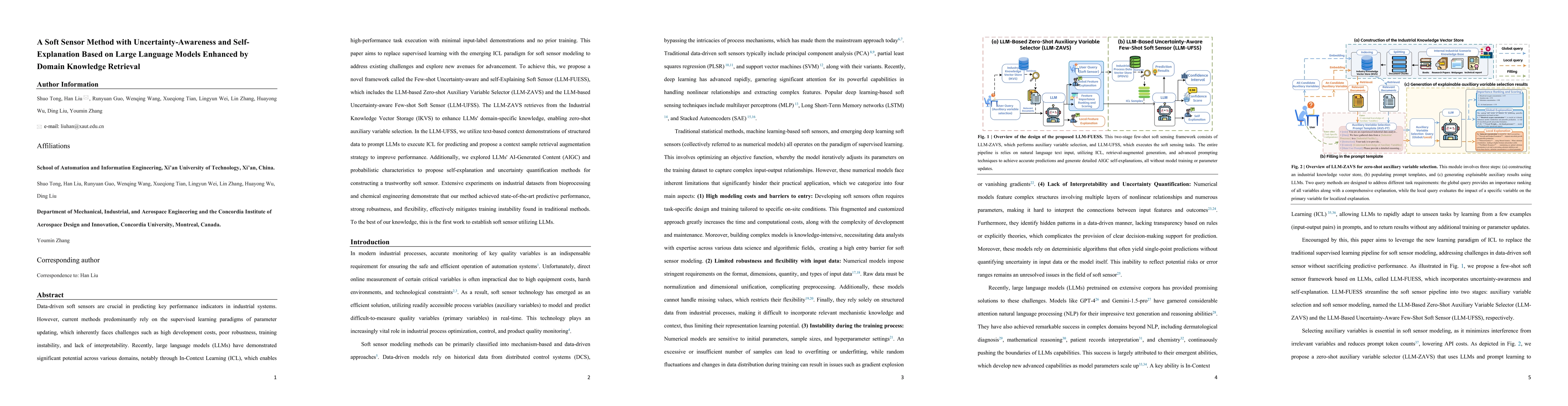 Thumbnail for A Soft Sensor Method with Uncertainty-Awareness and Self-Explanation
  Based on Large Language Models Enhanced by Domain Knowledge Retrieval