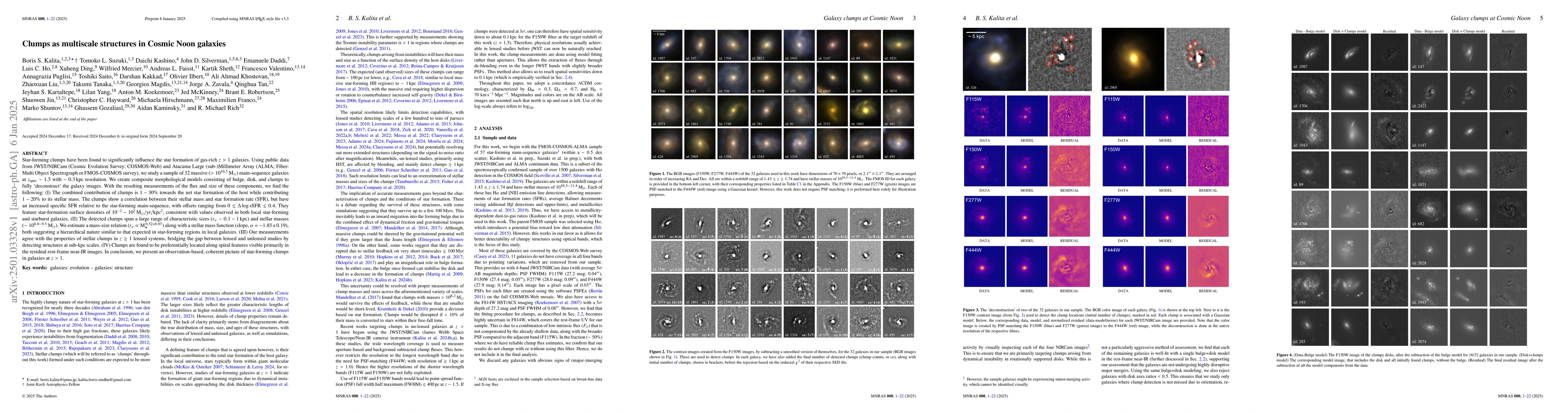 Thumbnail for Clumps as multiscale structures in cosmic noon galaxies