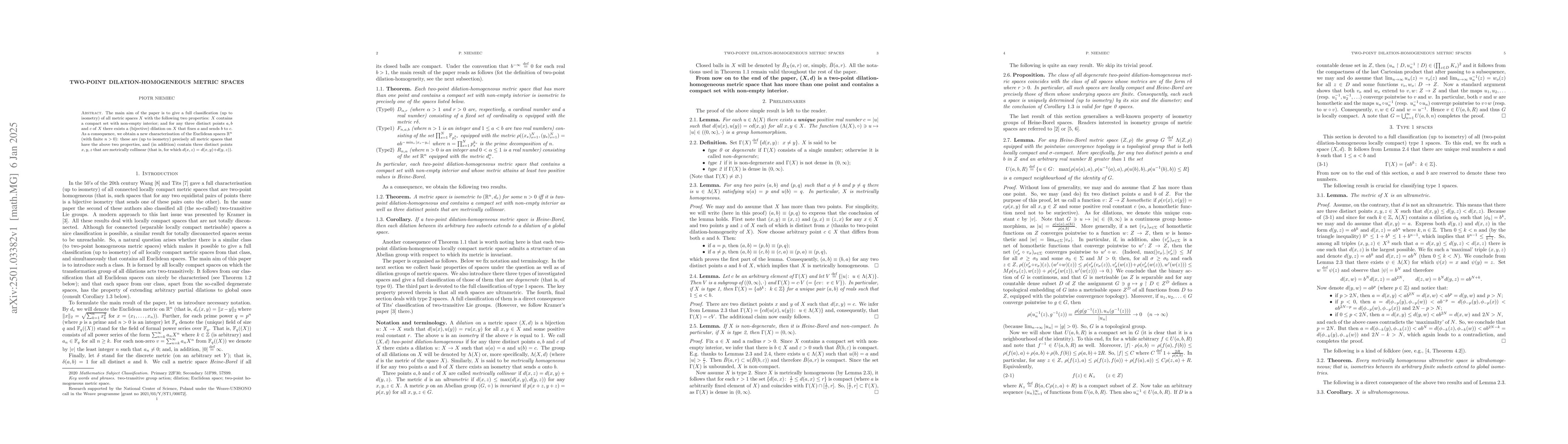 Thumbnail for Two-point dilation-homogeneous metric spaces
