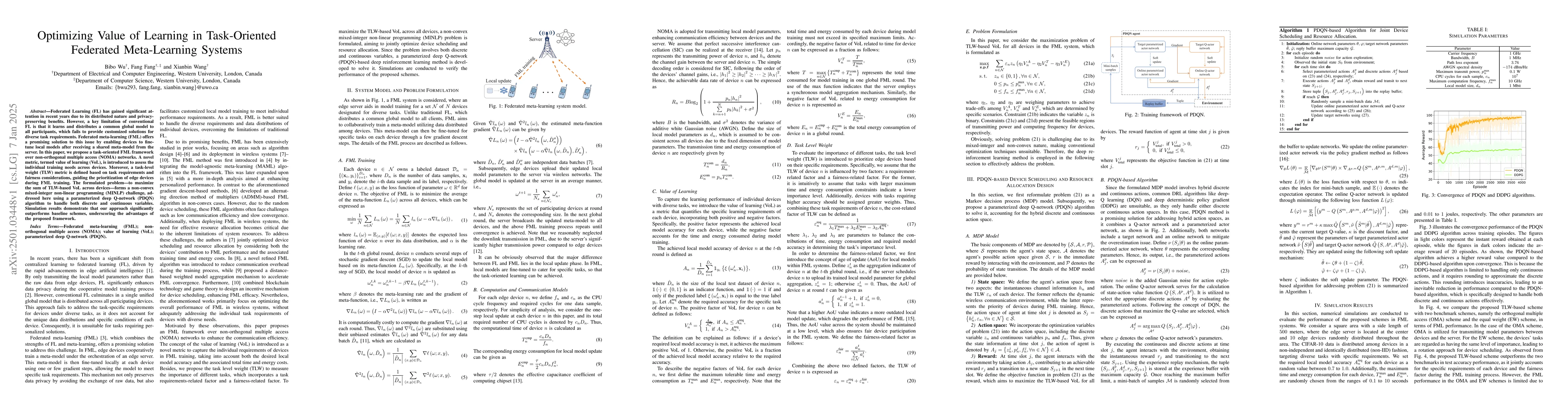 Thumbnail for Optimizing Value of Learning in Task-Oriented Federated Meta-Learning
  Systems