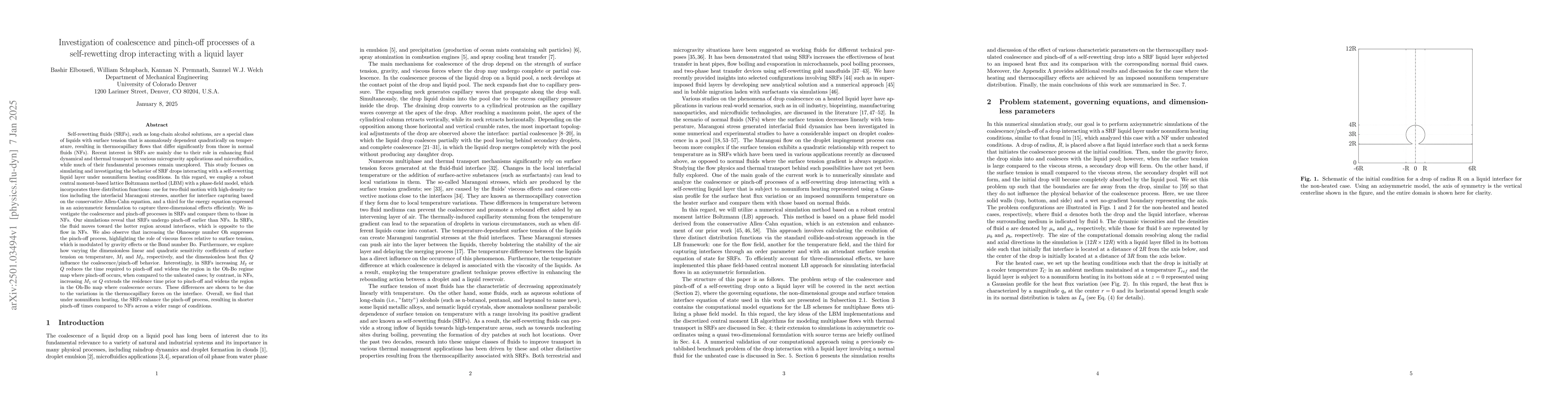 Thumbnail for Investigation of coalescence and pinch-off processes of a self-rewetting
  drop interacting with a liquid layer