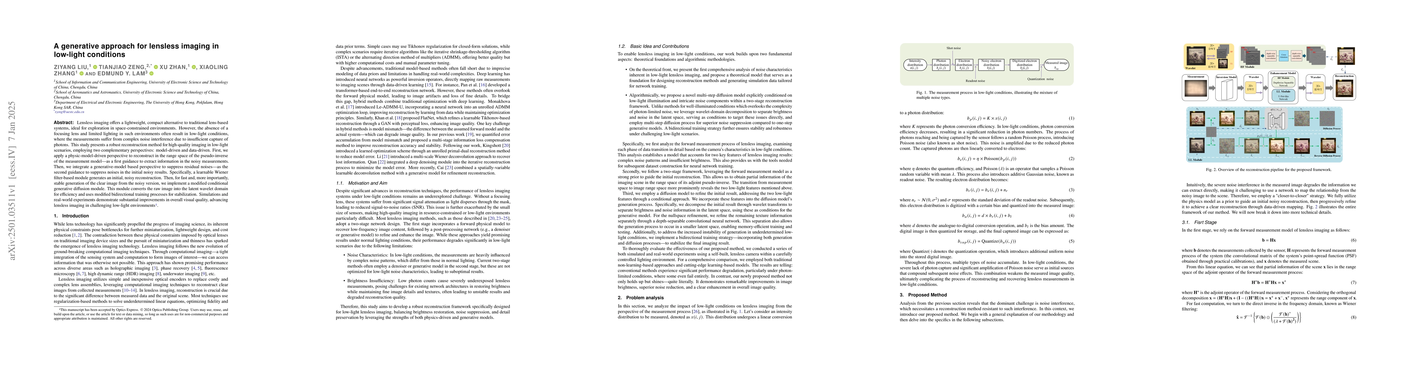 Thumbnail for A generative approach for lensless imaging in low-light conditions