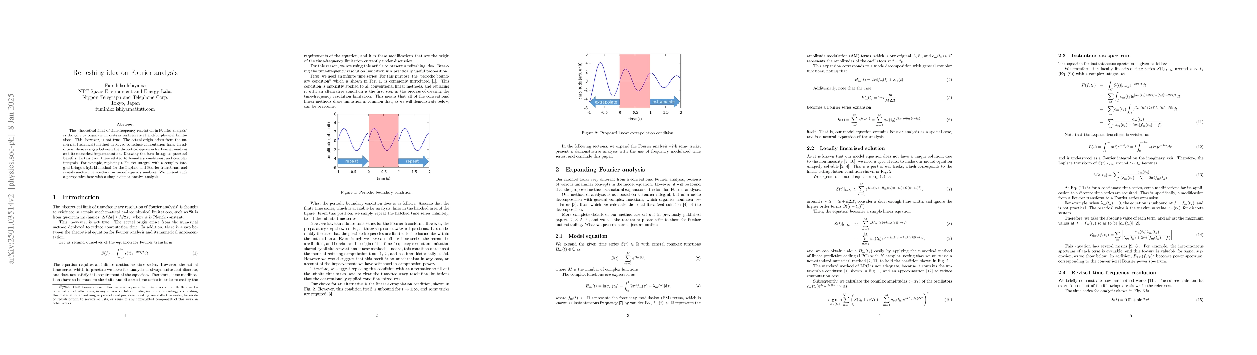 Thumbnail for Refreshing idea on Fourier analysis