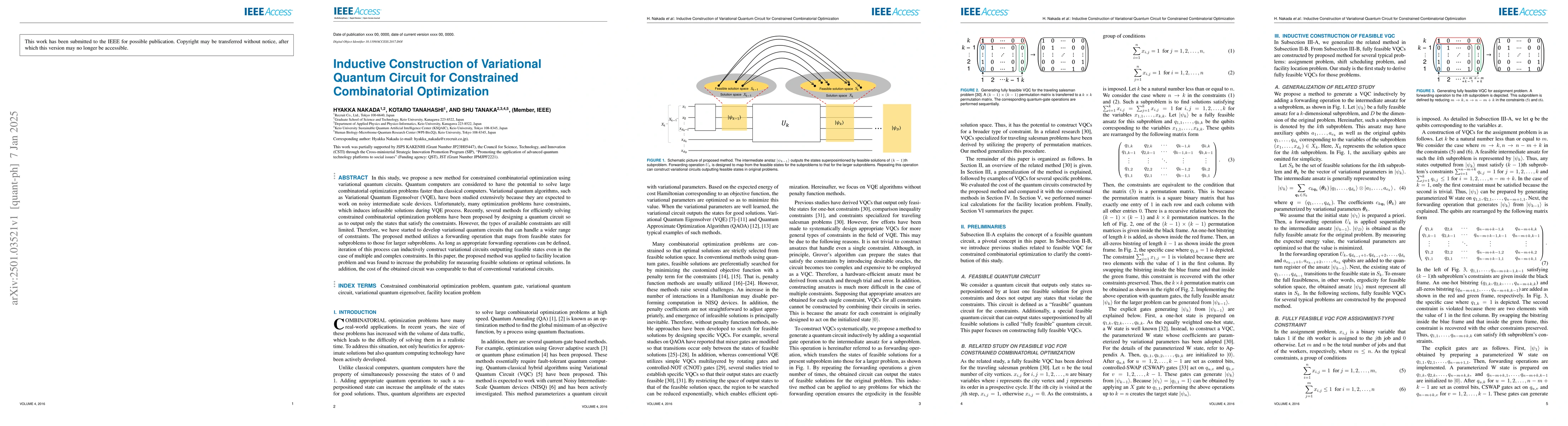 Thumbnail for Inductive Construction of Variational Quantum Circuit for Constrained
  Combinatorial Optimization