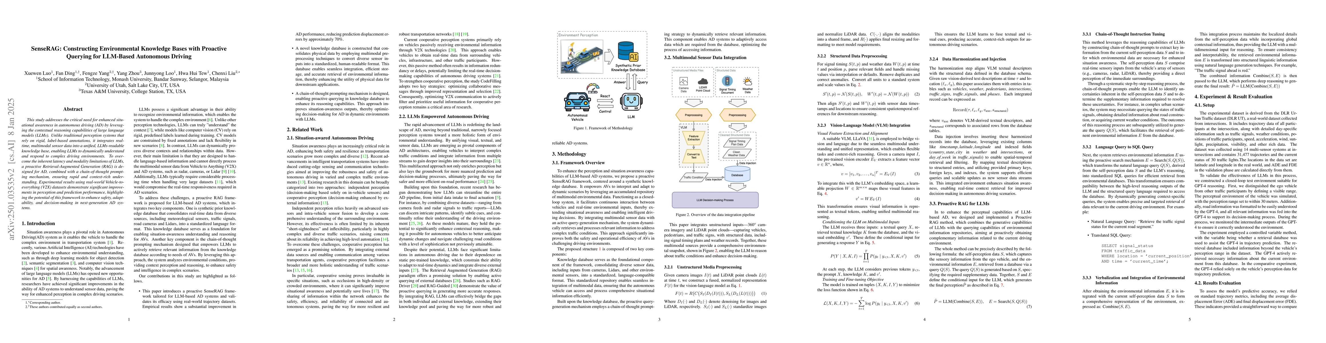 Thumbnail for SenseRAG: Constructing Environmental Knowledge Bases with Proactive
  Querying for LLM-Based Autonomous Driving