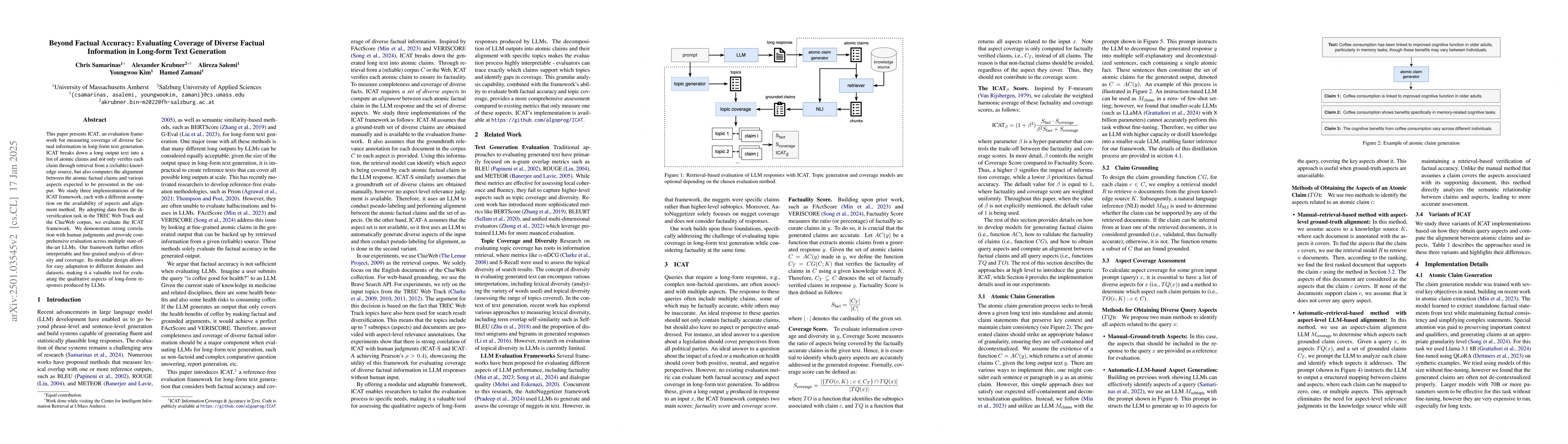 Thumbnail for Beyond Factual Accuracy: Evaluating Coverage of Diverse Factual
  Information in Long-form Text Generation