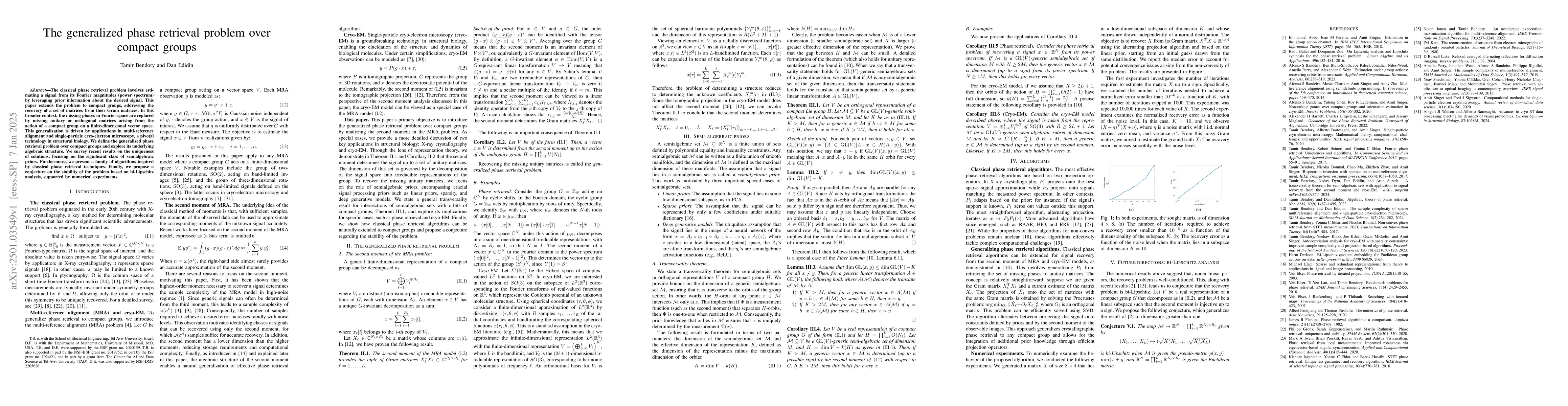 Thumbnail for The generalized phase retrieval problem over compact groups