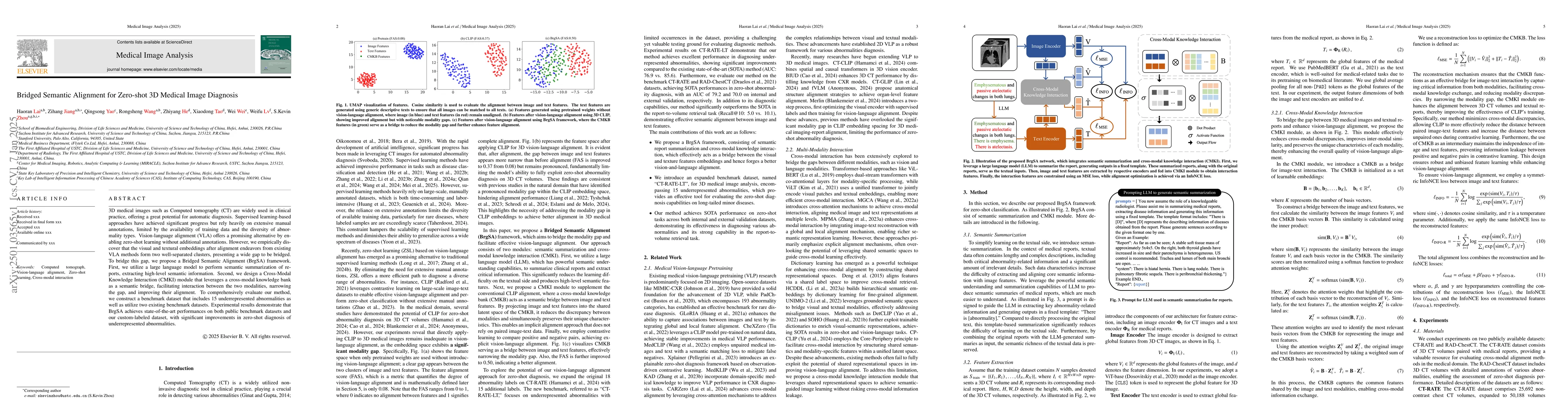Thumbnail for Bridged Semantic Alignment for Zero-shot 3D Medical Image Diagnosis