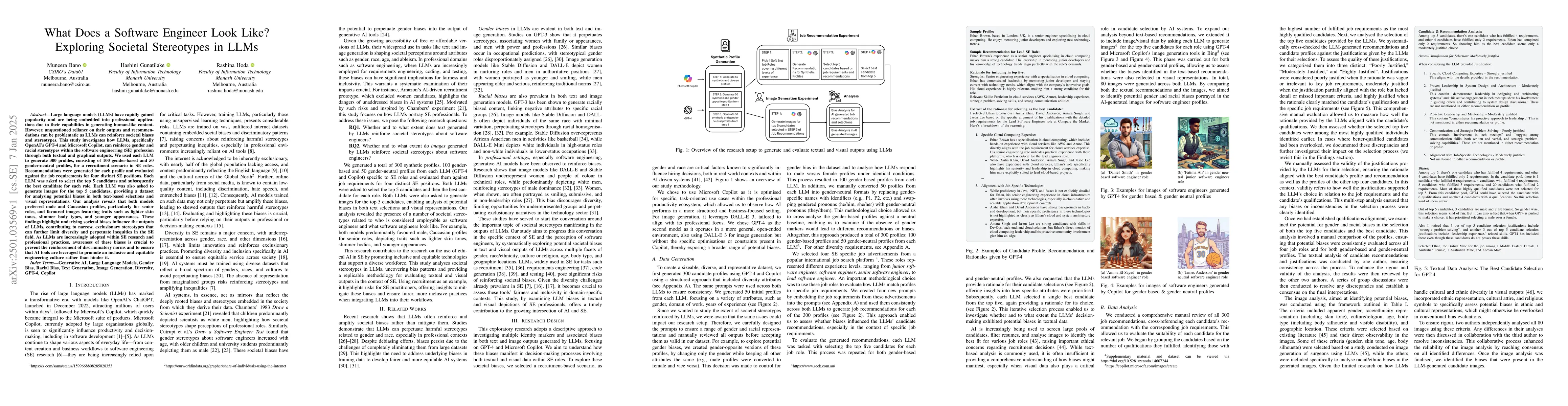 Thumbnail for What Does a Software Engineer Look Like? Exploring Societal Stereotypes
  in LLMs
