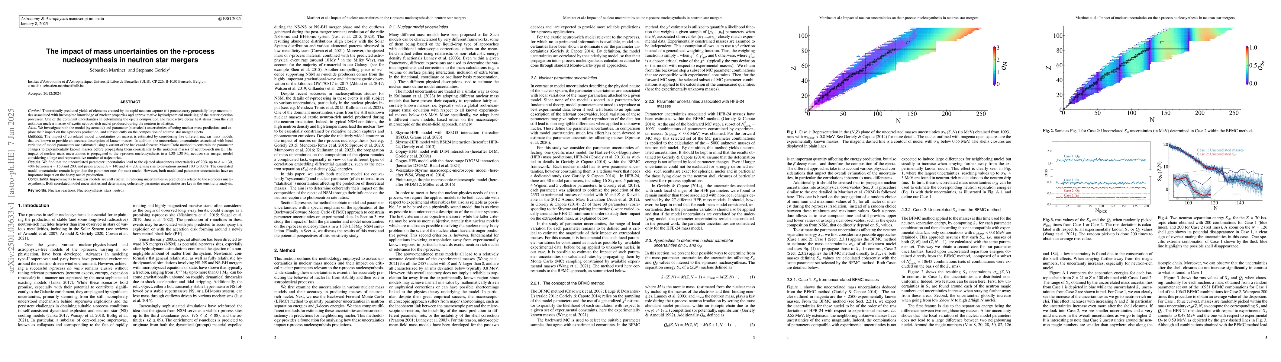 Thumbnail for The impact of mass uncertainties on the r-process nucleosynthesis in
  neutron star mergers
