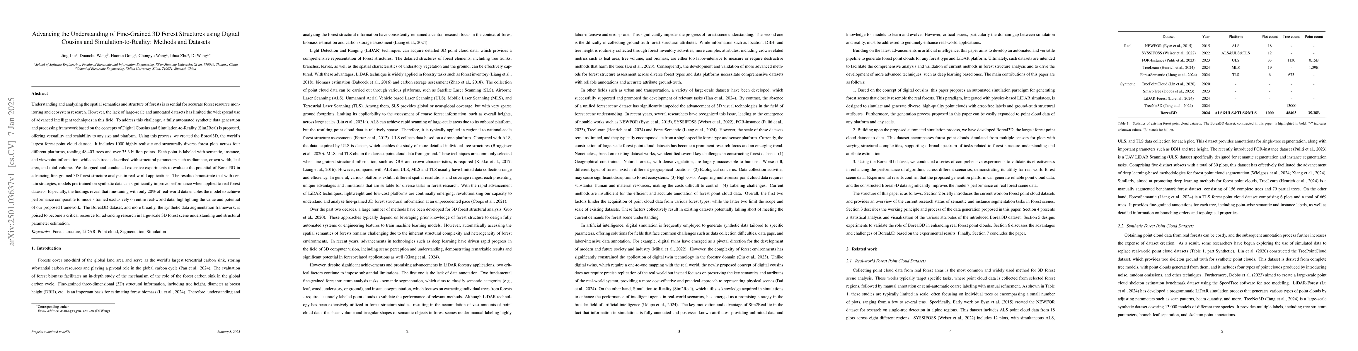 Thumbnail for Advancing the Understanding of Fine-Grained 3D Forest Structures using
  Digital Cousins and Simulation-to-Reality: Methods and Datasets
