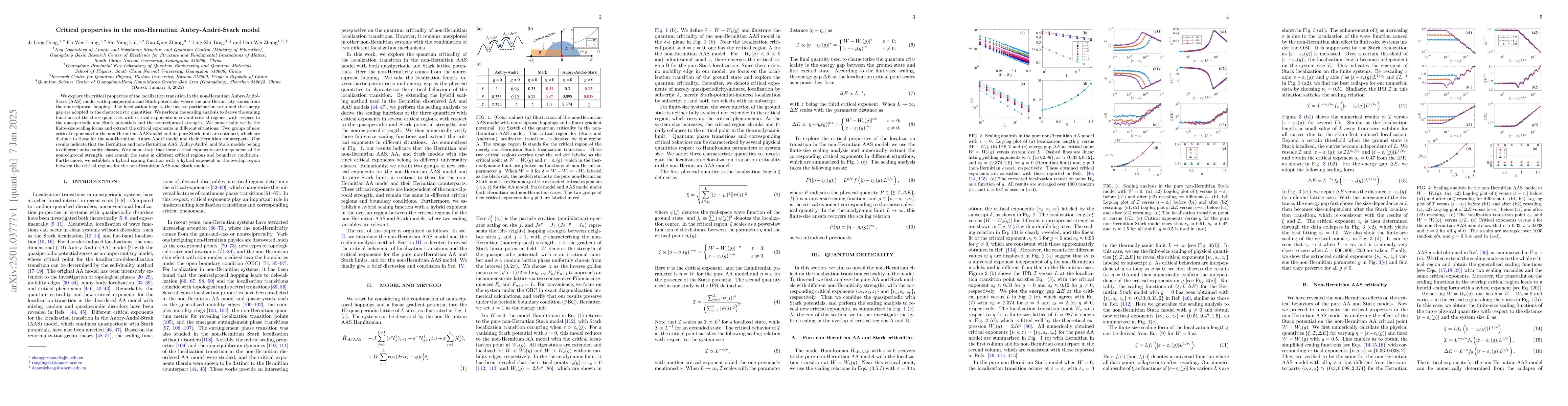 Thumbnail for Critical properties in the non-Hermitian Aubry-Andre-Stark model