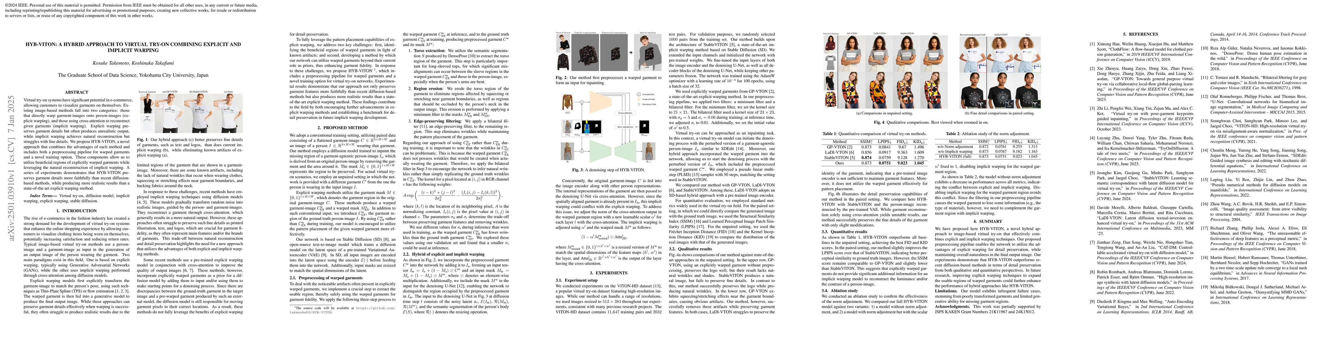 Thumbnail for HYB-VITON: A Hybrid Approach to Virtual Try-On Combining Explicit and
  Implicit Warping