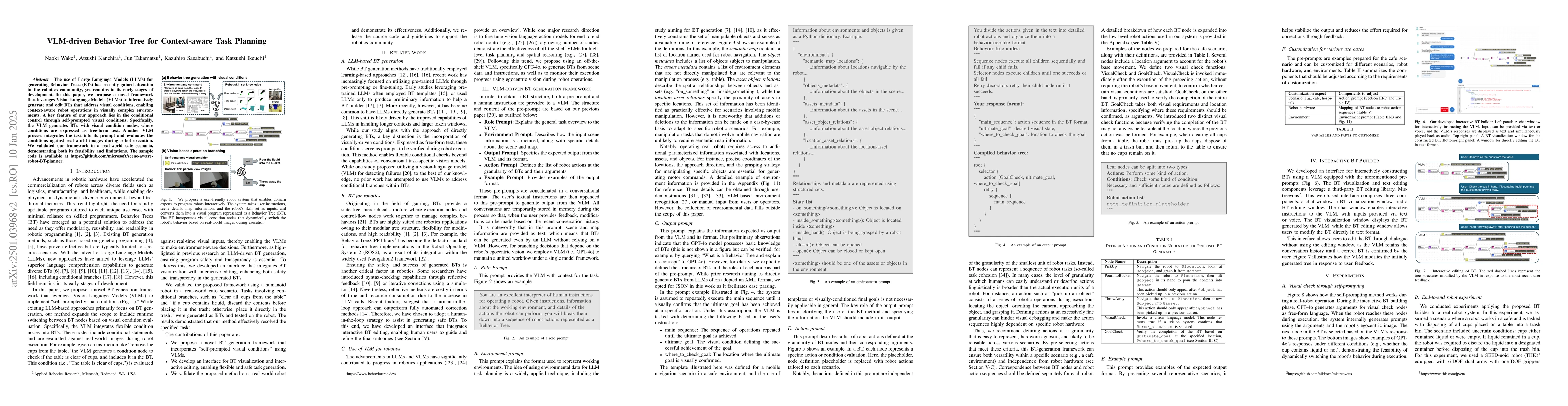 Thumbnail for VLM-driven Behavior Tree for Context-aware Task Planning