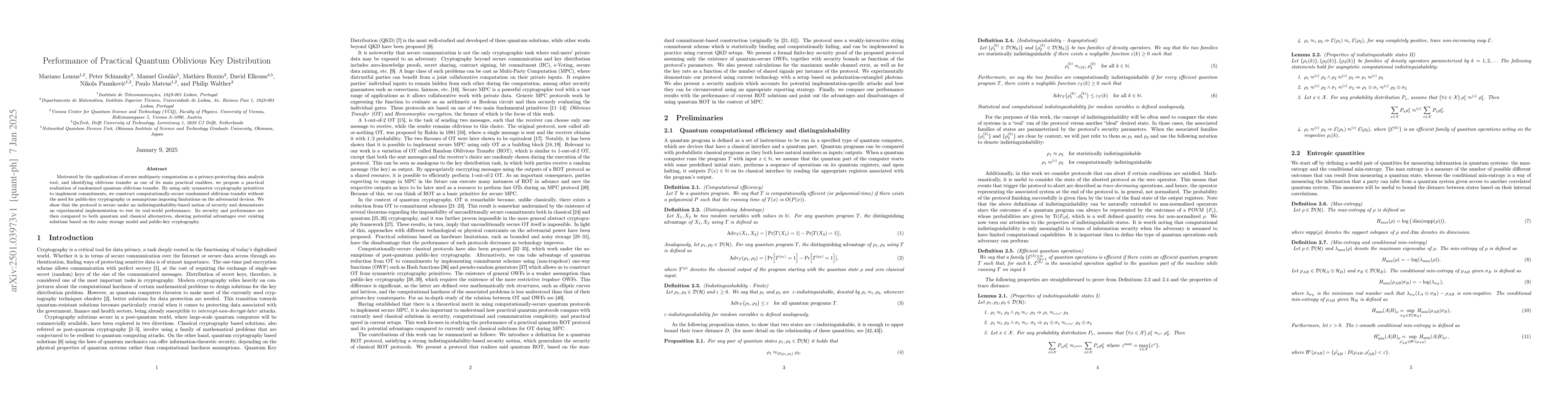 Thumbnail for Performance of Practical Quantum Oblivious Key Distribution