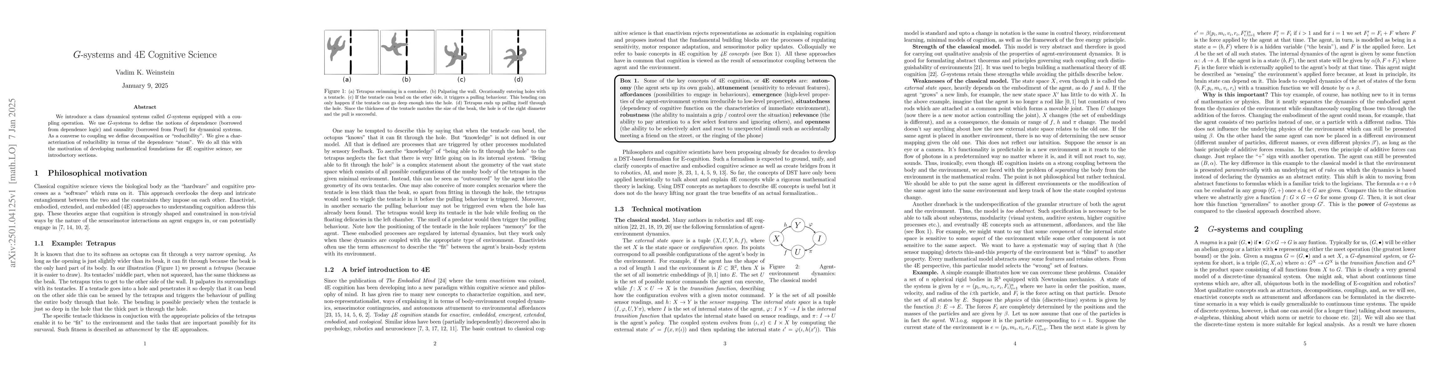 Thumbnail for $G$-systems and 4E Cognitive Science