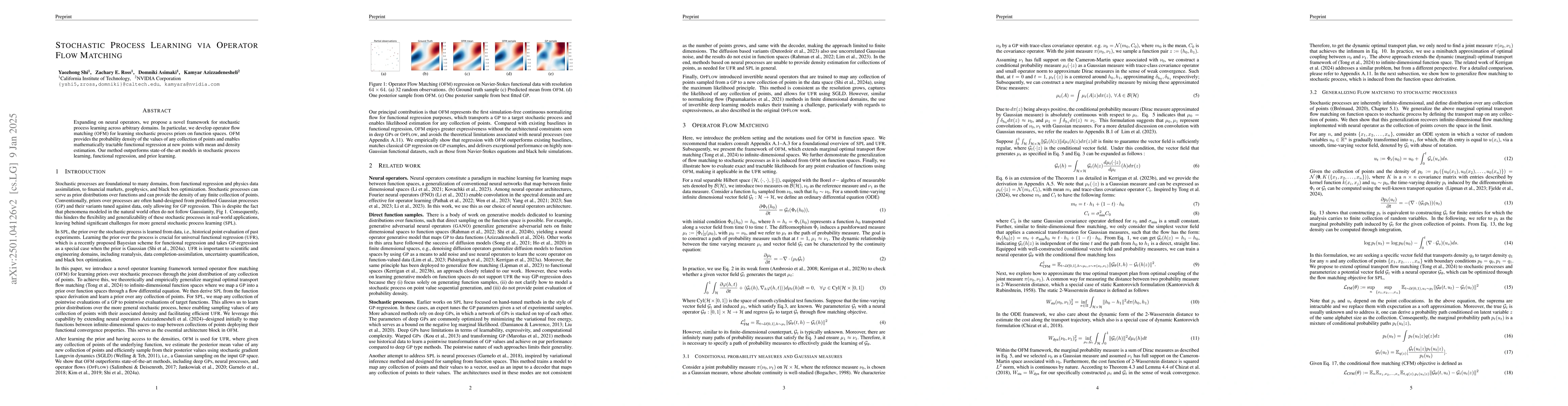 Thumbnail for Stochastic Process Learning via Operator Flow Matching