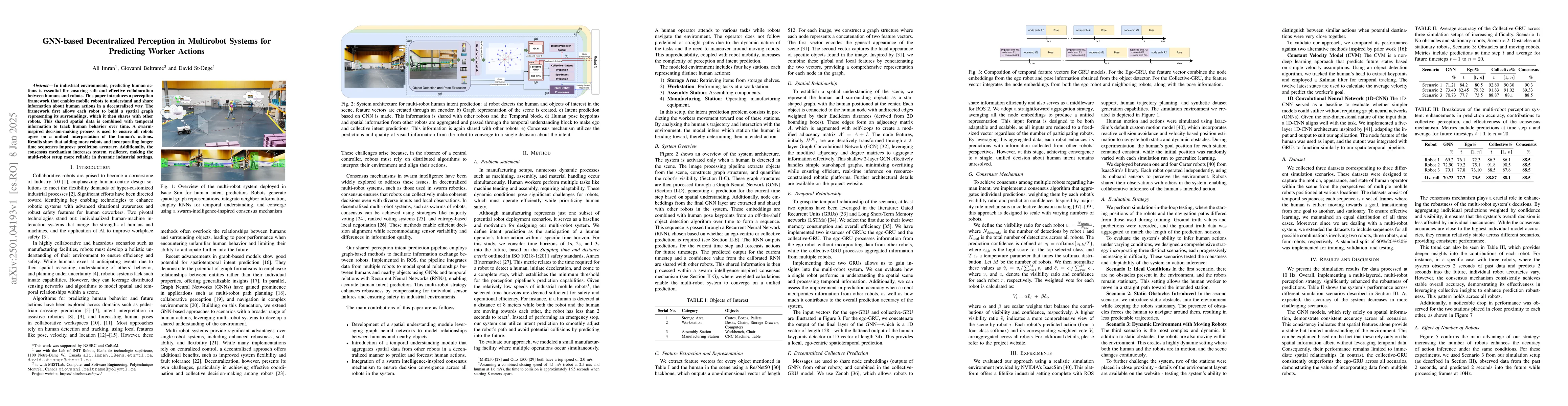 Thumbnail for GNN-based Decentralized Perception in Multirobot Systems for Predicting
  Worker Actions