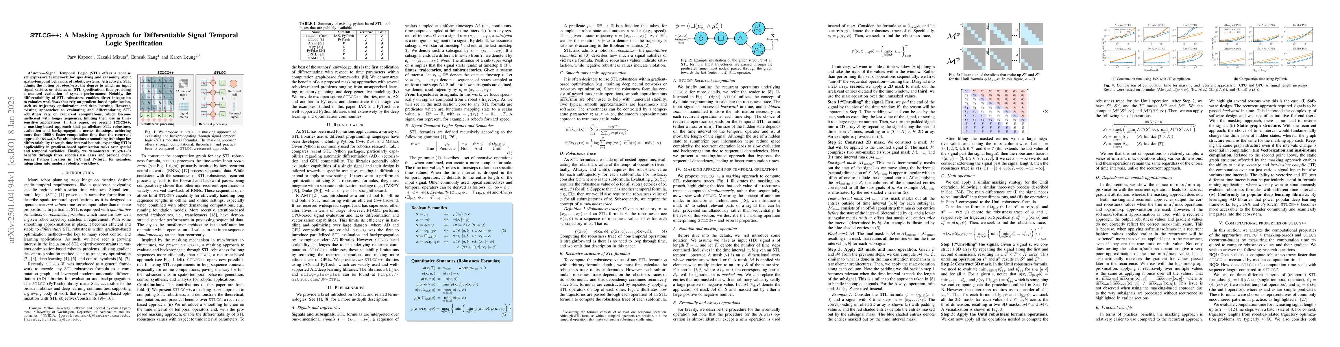 Thumbnail for STLCG++: A Masking Approach for Differentiable Signal Temporal Logic
  Specification