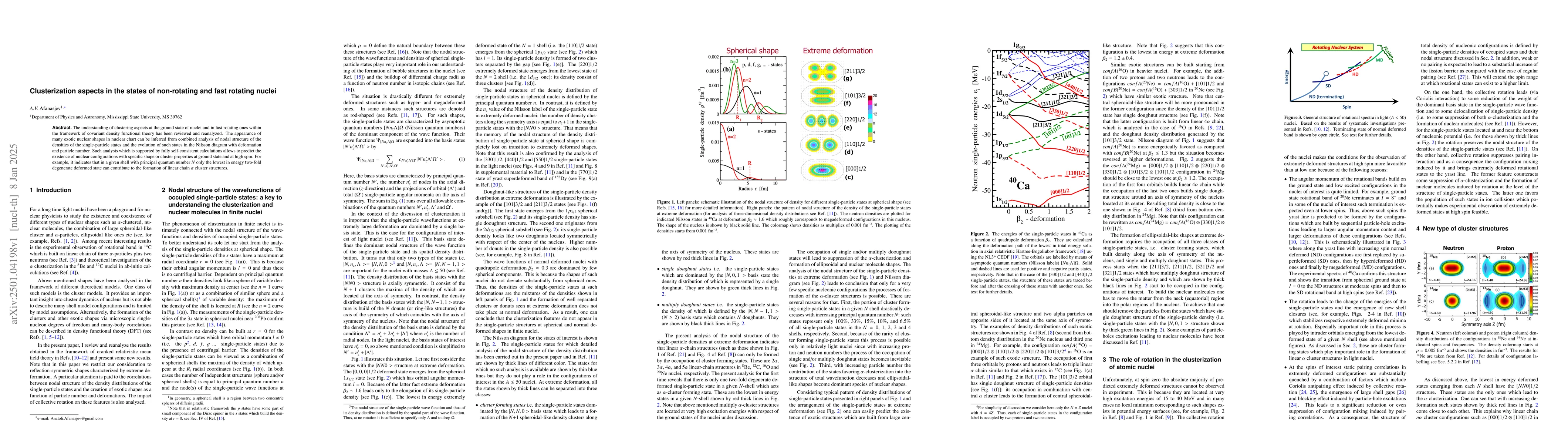 Thumbnail for Clusterization aspects in the states of non-rotating and fast rotating
  nuclei
