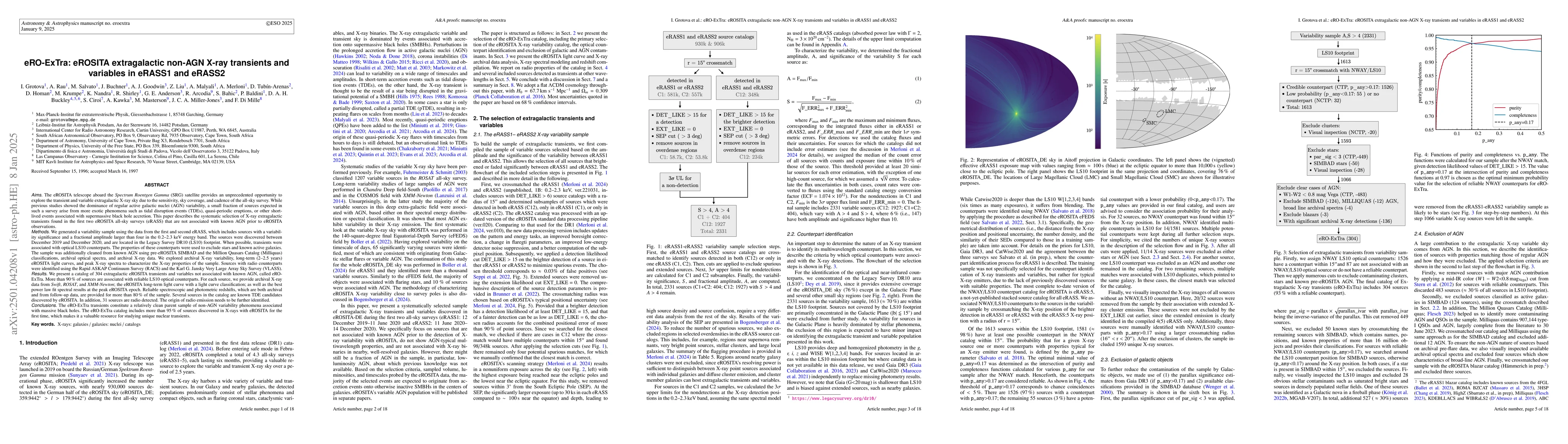 Thumbnail for eRO-ExTra: eROSITA extragalactic non-AGN X-ray transients and variables
  in eRASS1 and eRASS2