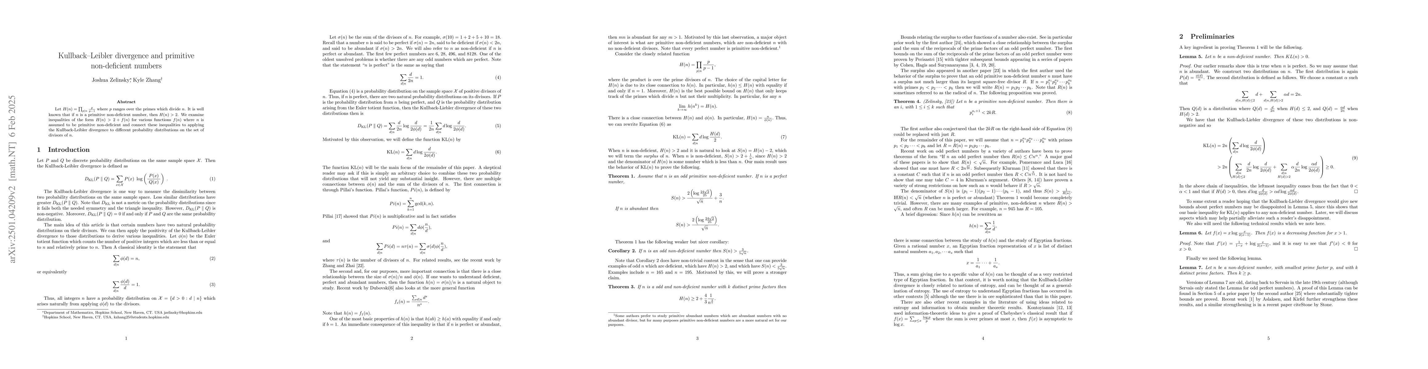 Thumbnail for Kullback-Leibler divergence and primitive non-deficient numbers