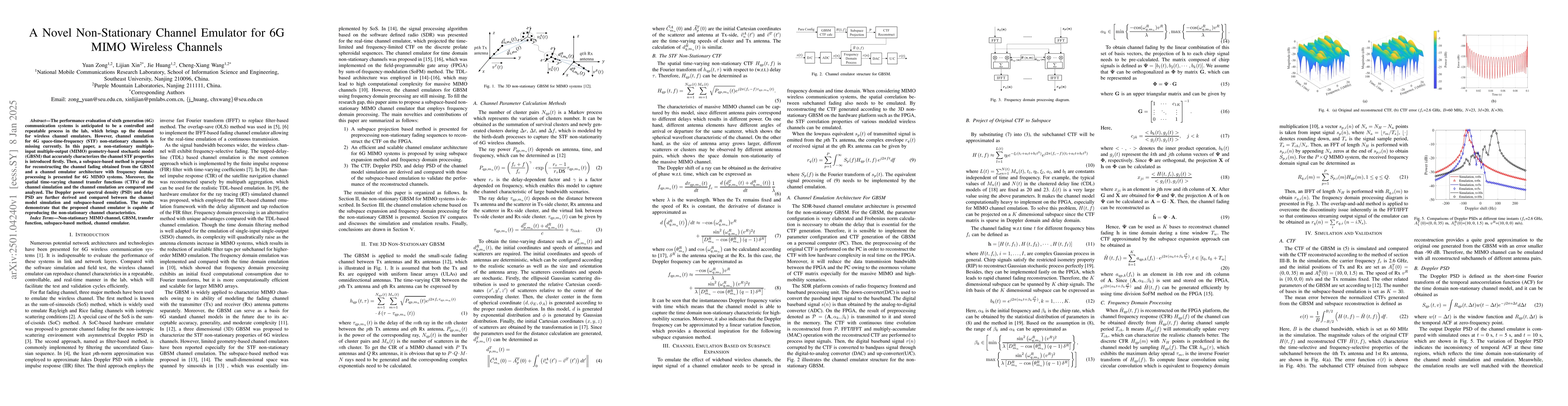 Thumbnail for A Novel Non-Stationary Channel Emulator for 6G MIMO Wireless Channels
