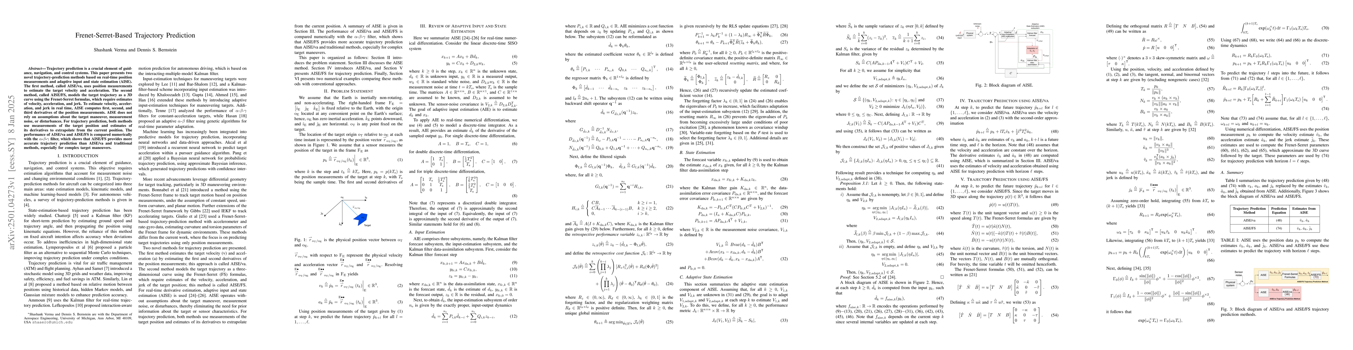 Thumbnail for Frenet-Serret-Based Trajectory Prediction