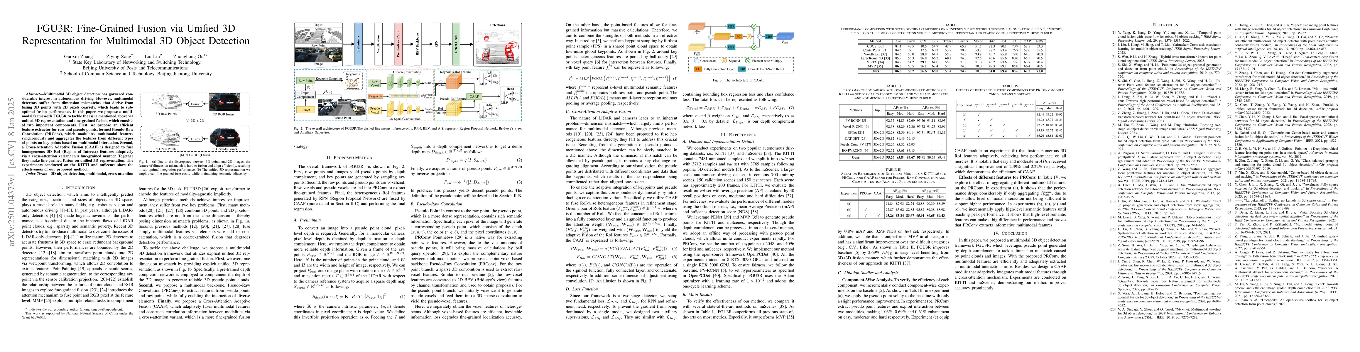 Thumbnail for FGU3R: Fine-Grained Fusion via Unified 3D Representation for Multimodal
  3D Object Detection