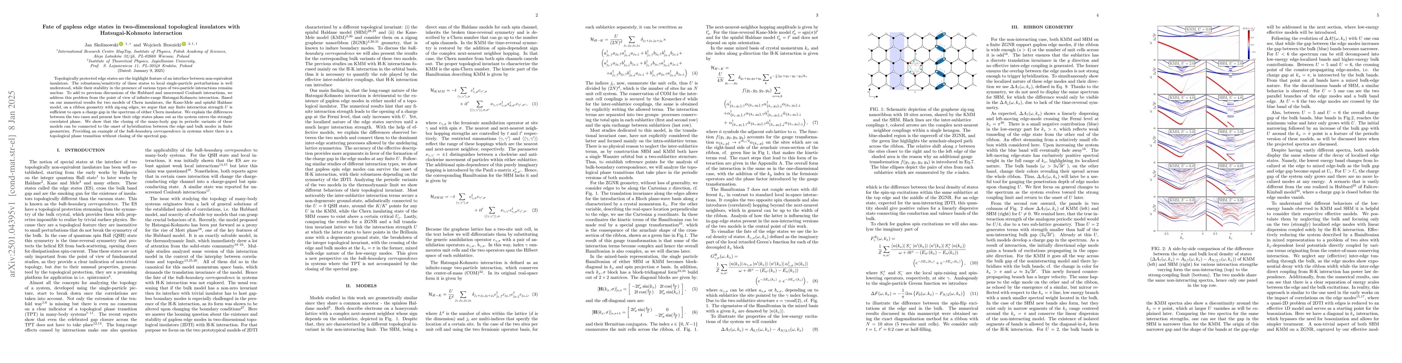 Thumbnail for Fate of gapless edge states in two-dimensional topological insulators
  with Hatsugai-Kohmoto interaction