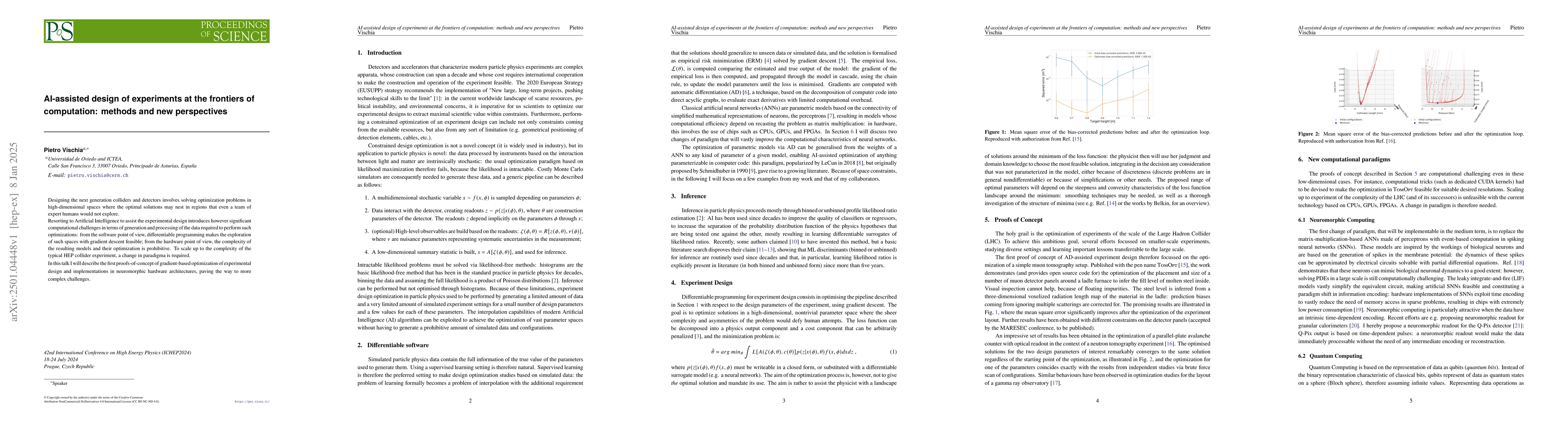 Thumbnail for AI-assisted design of experiments at the frontiers of computation:
  methods and new perspectives